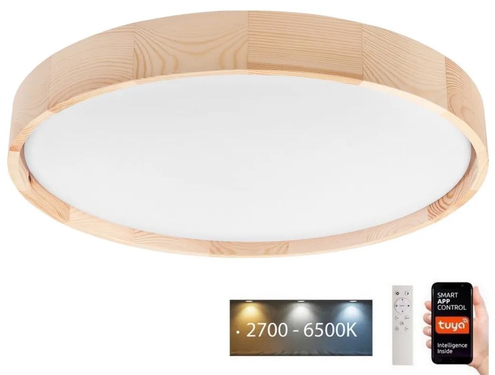 Brilagi LED Plafoniera MANAROLA SMART LED/36W/230V + Telecomando Tuya