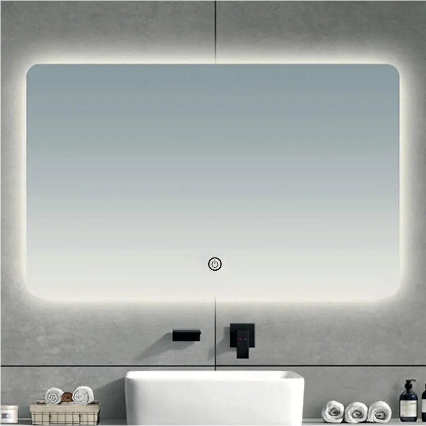 Brilagi - Specchio da bagno LED COMO LED/20W/230V 40x60 cm IP44 CRI 90 dimmerabile + CCT