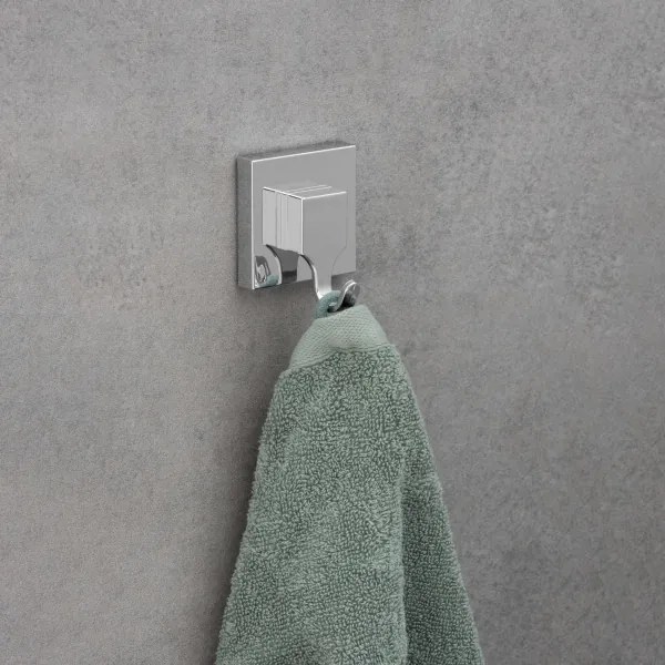 WENKO 22688100-Gancio VACUUM-LOC QUADRO ED 6x7 cm argento/cromo lucido