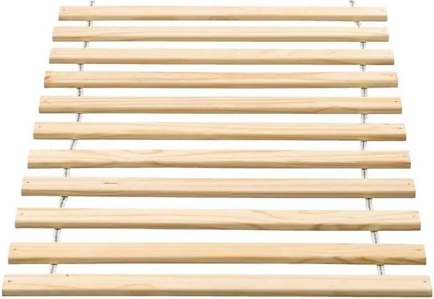 Griglia a doghe in legno massiccio Roll, 90 x 200 cm - Vipack