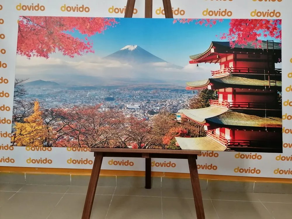 Quadro su tela – Autunno in Giappone