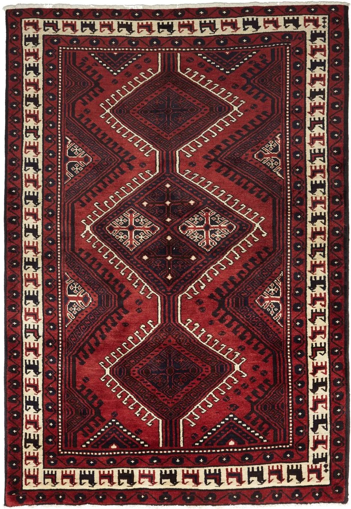 Lori Tappeto 260x180 Rosso (Iran) Annodato A Mano