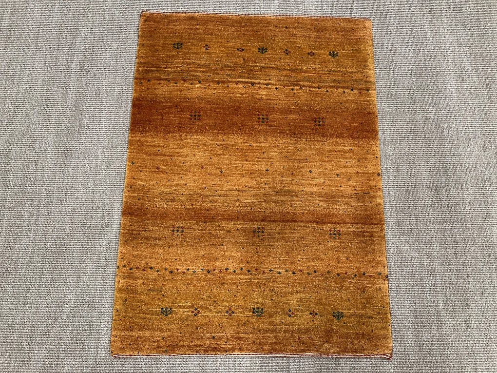 Loribaft Tappeto 90 x 120 Giallo (Iran) Annodato A Mano