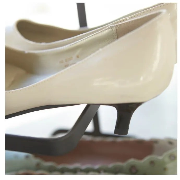 Scarpiera alta nera in metallo Tower Shoe Rack - YAMAZAKI