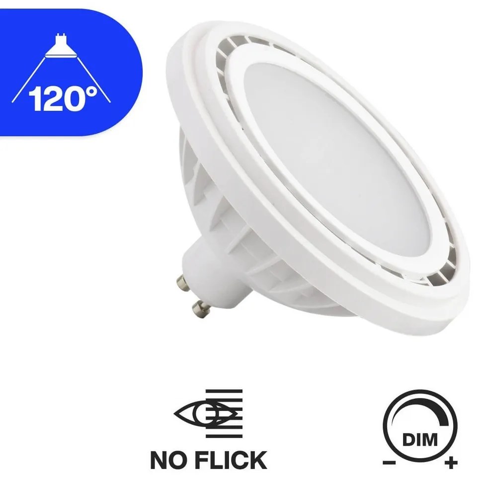 Lampada AR111 15W 120° Bianca - Dimmerabile Colore Bianco Naturale 4.000K