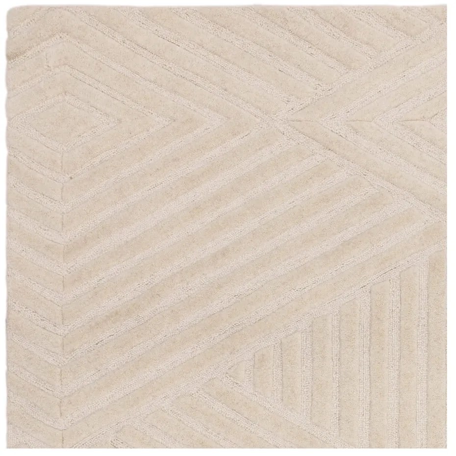 Tappeto in lana crema 120x170 cm Hague - Asiatic Carpets