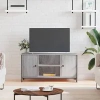 Mobile Porta TV Grigio Sonoma 100x40x50 cm in Legno Multistrato 832766