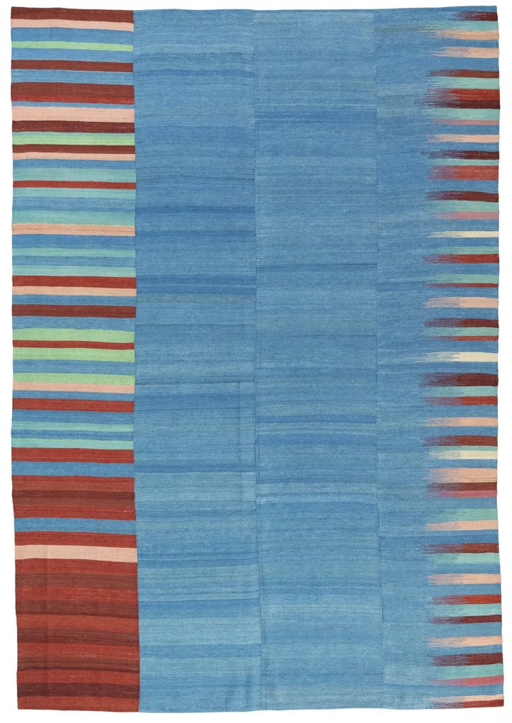Kilim Tappeto persiano 220x310 Blu (Iran) Tessuto A Mano