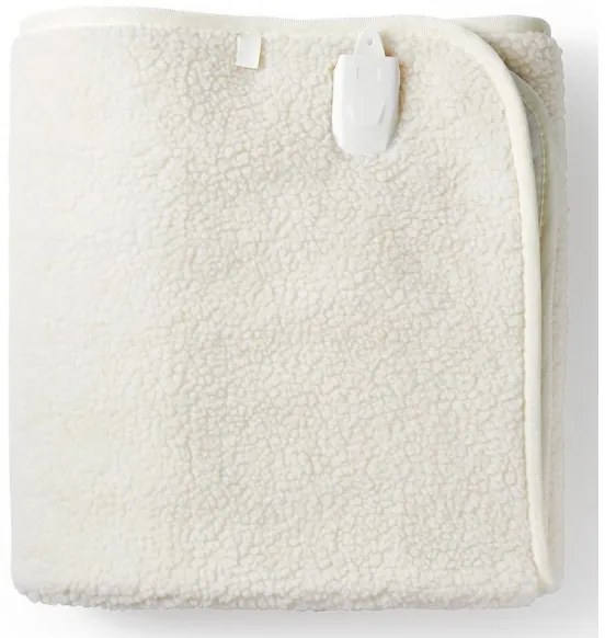 Nedis PEBL120CWT1 - Termocoperta elettrica 60W/230V 150x80 cm lana