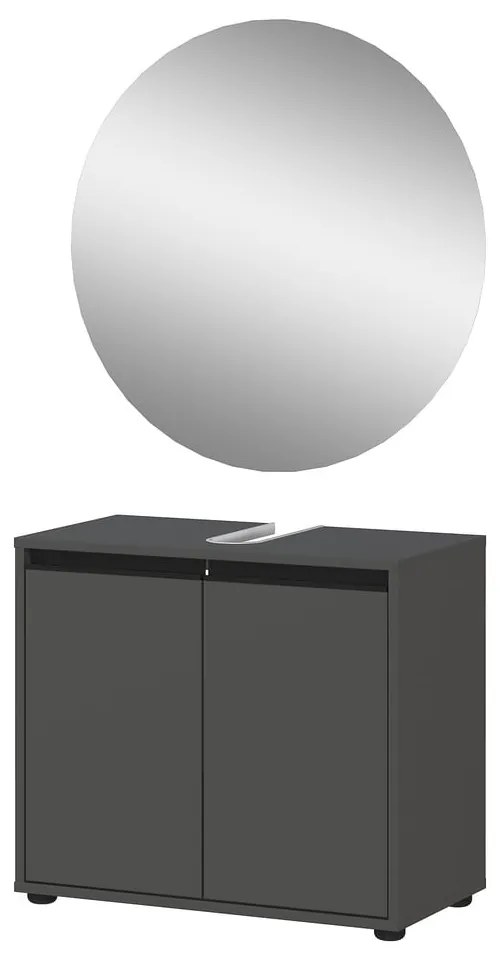 Set da bagno color antracite Lemont - Germania