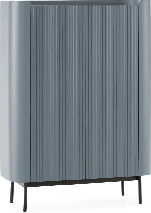 Armadietto blu polveroso 100x140x40 cm Willa – MOME