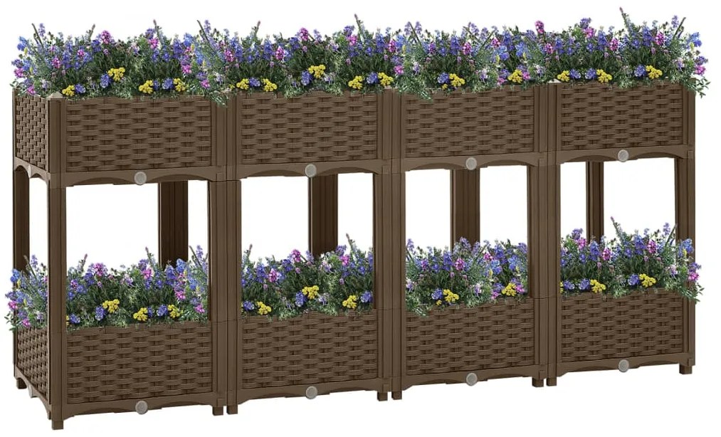 Fioriera Rialzata 160x40x71 Cm İn Polipropilene /