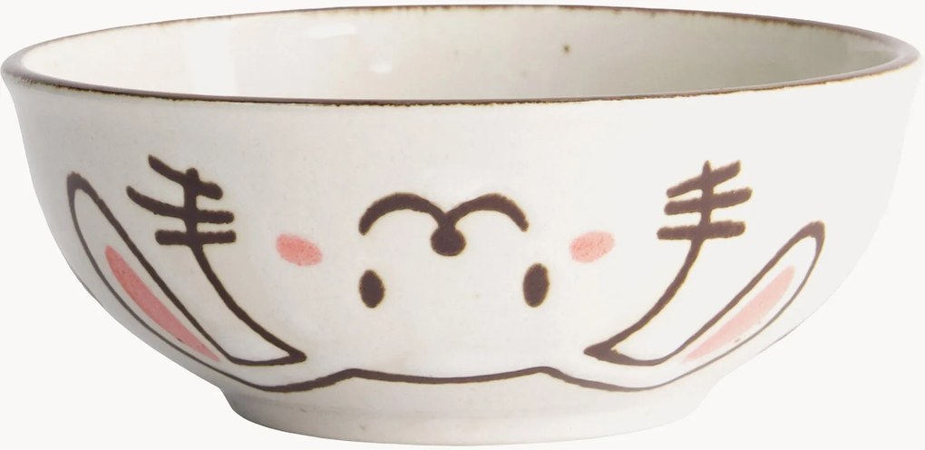 Set di 6 ciotole in porcellana Usagi Bowls Kawaii Rabbit