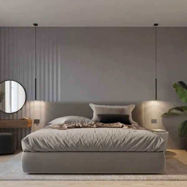 Sollux SL.0470 - Lampadario a sospensione con filo PASTELO 3 3xG9/8W/230V nero