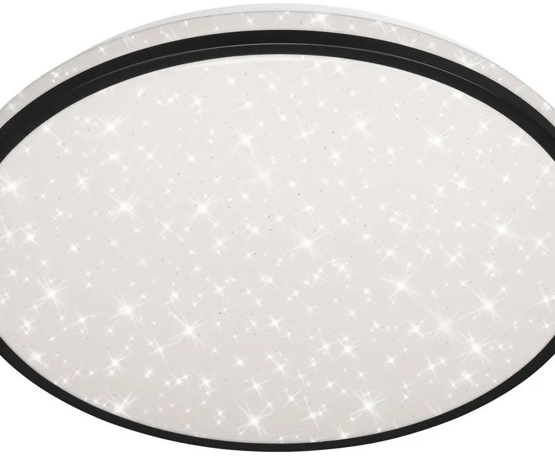 Plafoniera LED Skizo Ø 38 cm nero IP20, 2400 lumen