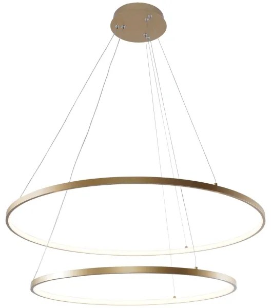 Zuma Line 2023200-GD - Lampadario LED a sospensione con filo BRENO LED/60W/230V 3000/4000/6000K