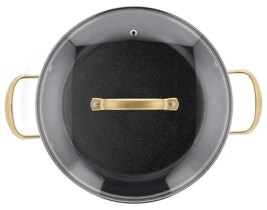 Pentola in alluminio con coperchio incluso/con superficie antiaderente adatta all'induzione 2,6 l – Holm