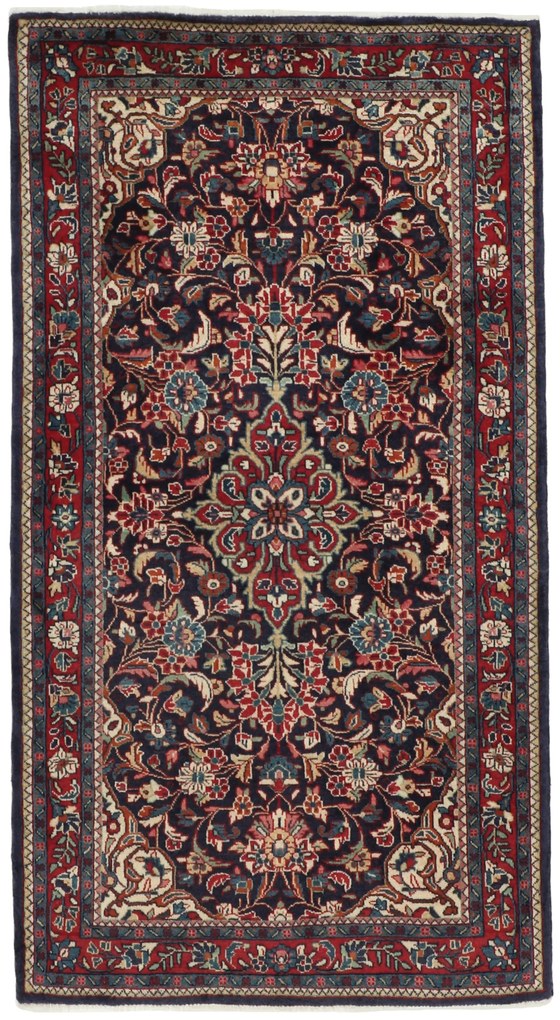 Sarouk Tappeto persiano 130 x 70 (Iran) Annodato A Mano