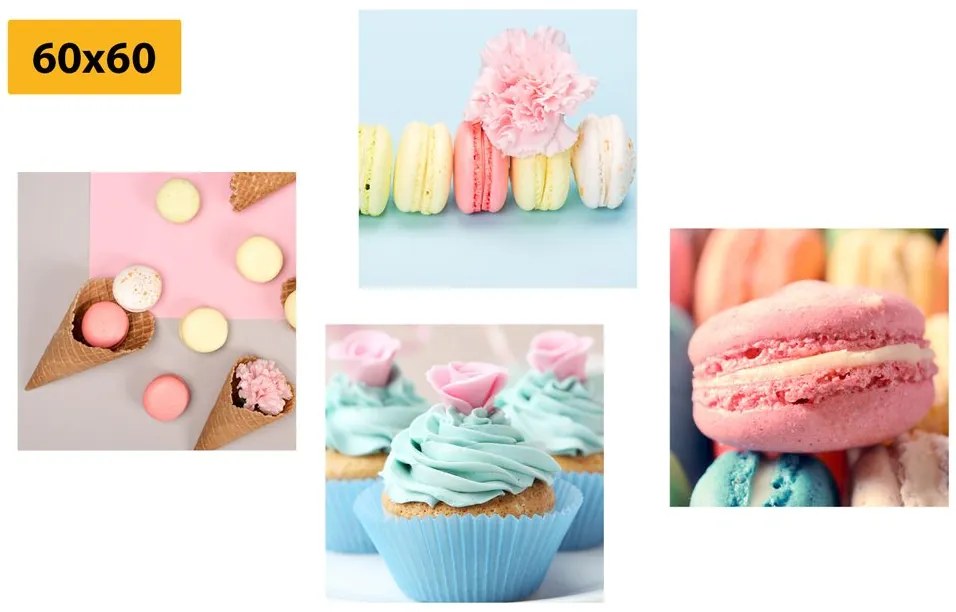 Set di quadri – Dolce piacere