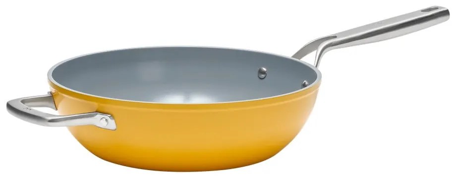 Padella wok con coperchio/con superficie in ceramica ø 28 cm Meda 3.0 – FABINI