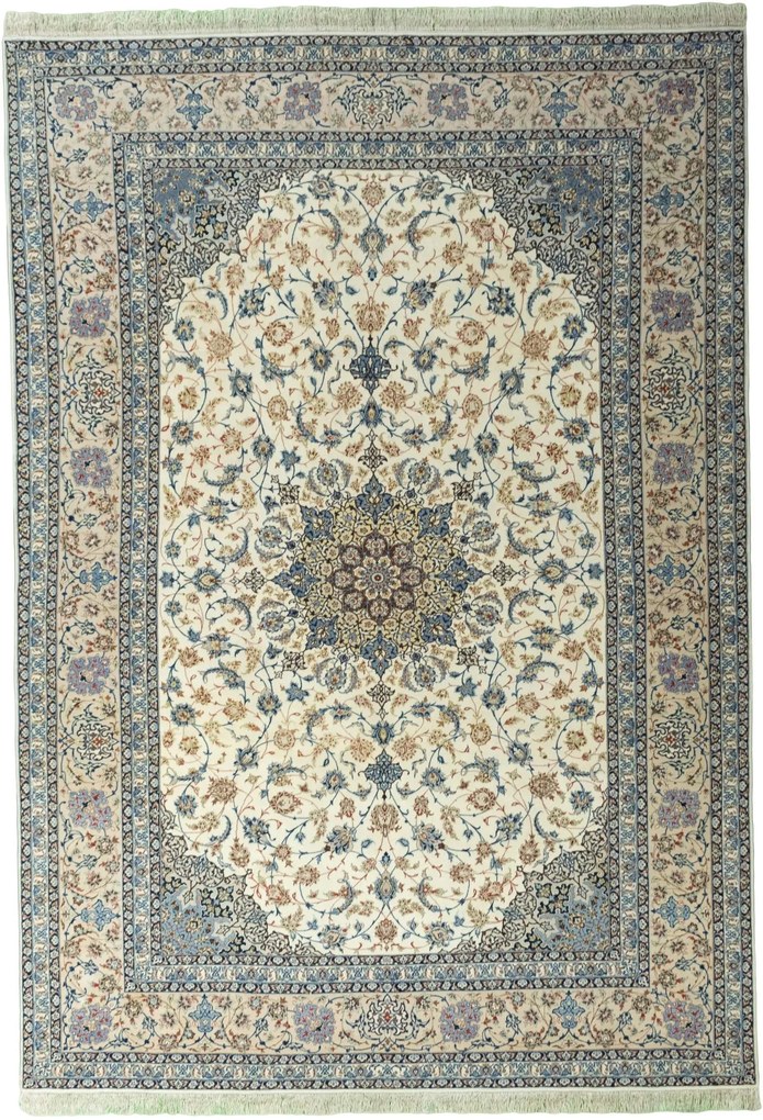 Isfahan Tappeto persiano 240 x 340 Beige (Iran) Annodato A Mano