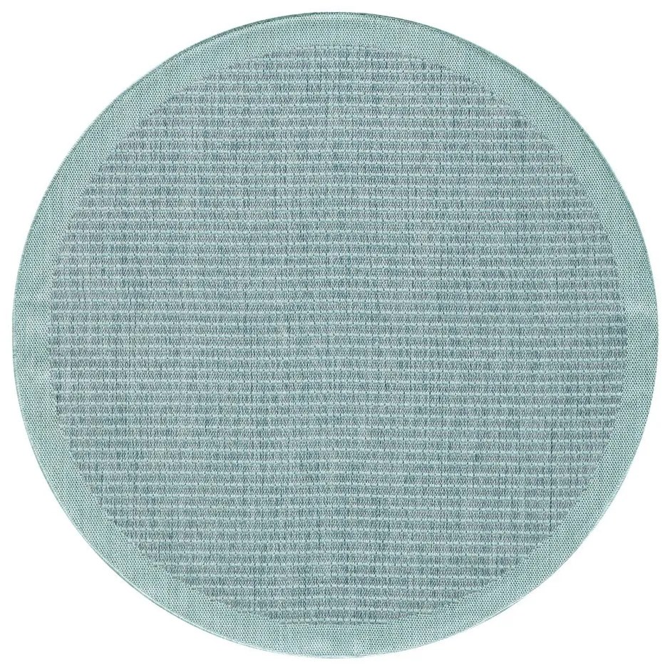 Tappeto da interno/esterno rotondo blu ø 160 cm Giza 1410 – Ayyildiz Carpets