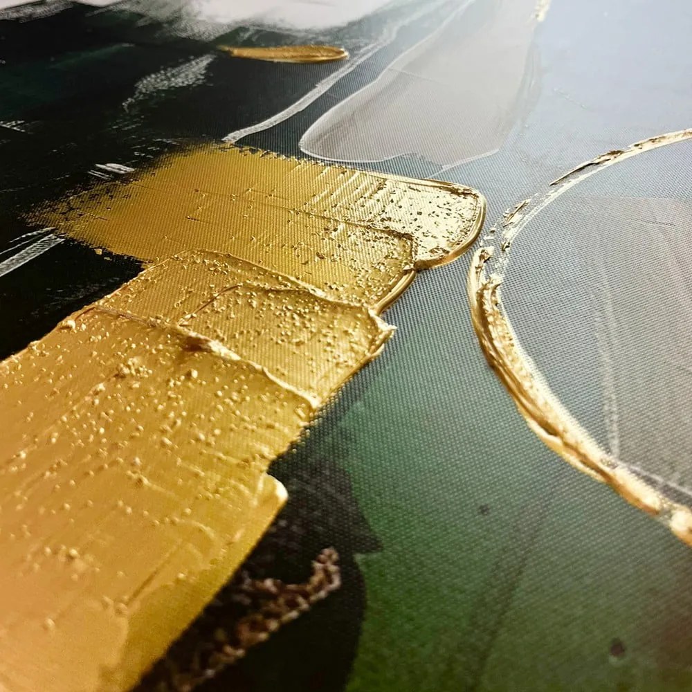 Quadro con elementi dipinti a mano 70x100 cm For – Styler