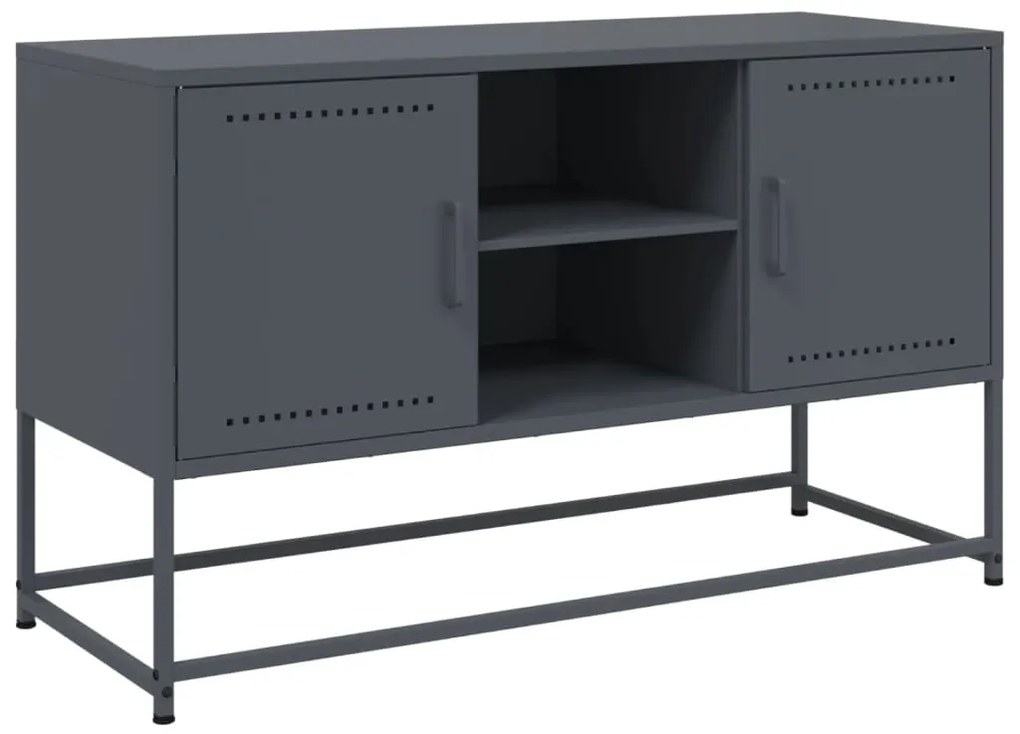 Credenza verde oliva 36x39x123 cm in acciaio