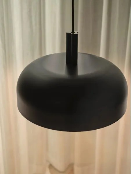Nordlux - Lampadario sospeso su cavo SANDRO 1xE27/15W/230V Ø 40 cm nero