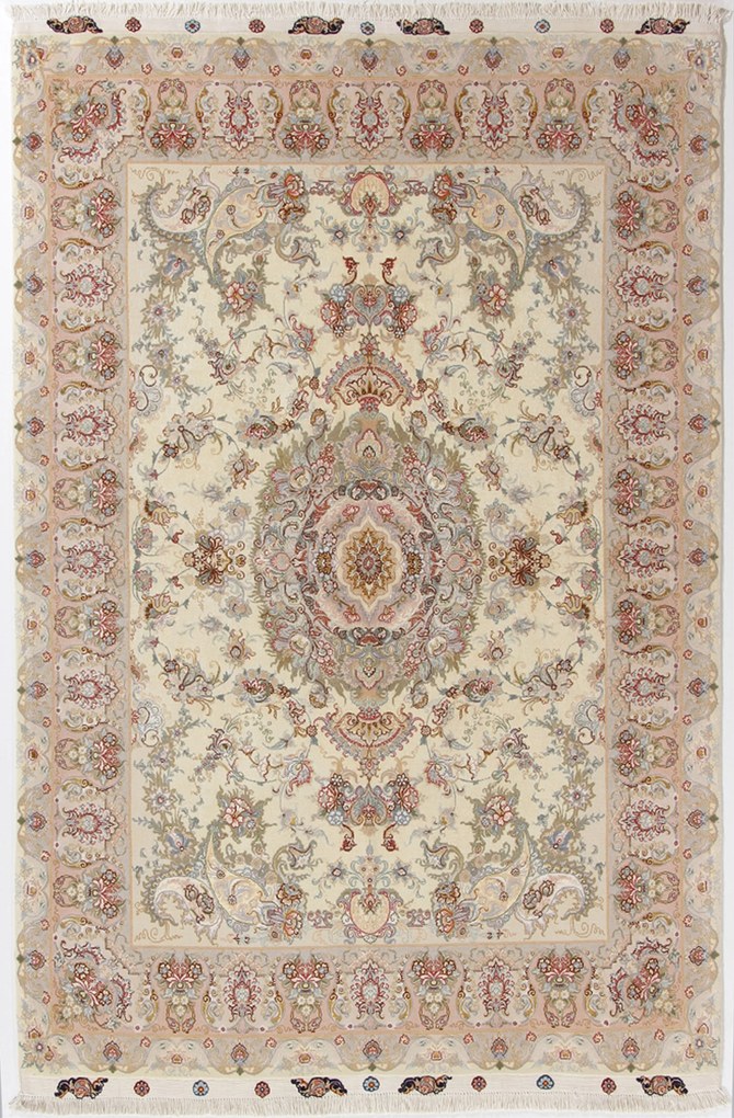 Tabriz Tappeto 220 x 150 (Iran) Annodato A Mano