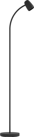 Eglo 902172 - Lampada da terra CARLO 1xE14/18W/230V nera