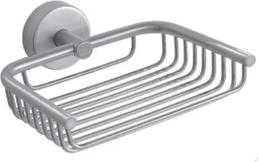 Kamalu - Portasapone a griglia design sospeso in acciaio inox satinato | Monde-S