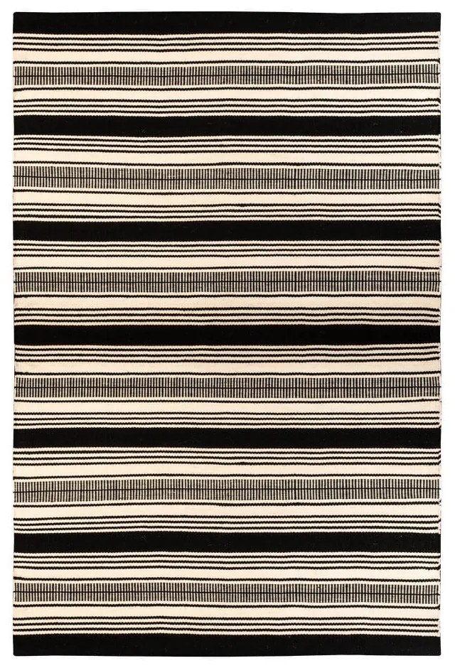 Tappeto per esterni bifacciale bianco e nero in plastica riciclata , 160 x 230 cm Zambezi - Green Decore