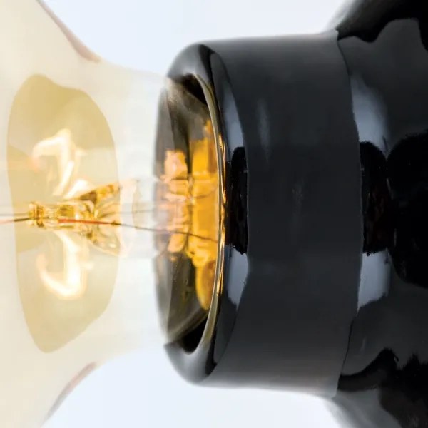 Orion - Plafoniera FROST 1xE27/60W/230V nera