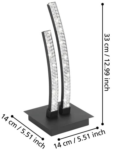 Eglo 99804 - Lampada da tavolo a LED LEJIAS LED/8W/230V