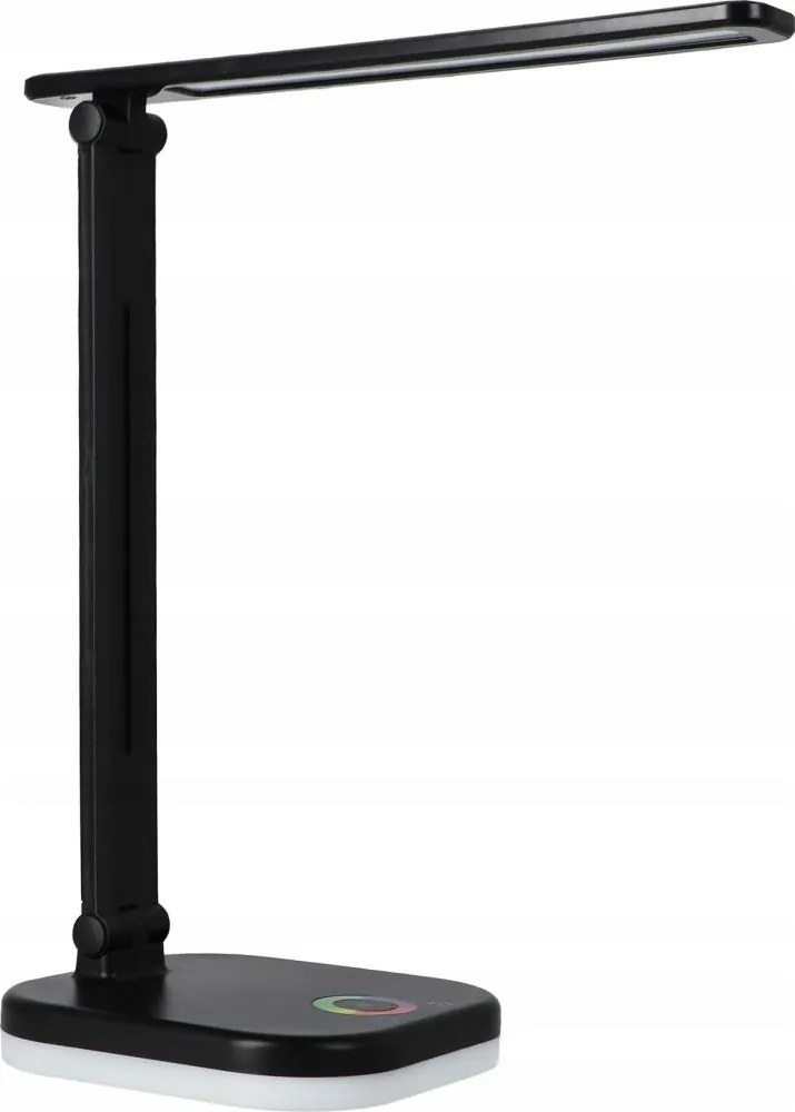 Lampada da tavolo dimmerabile LED RGBW con ricarica wireless LED/7W/5V USB nera