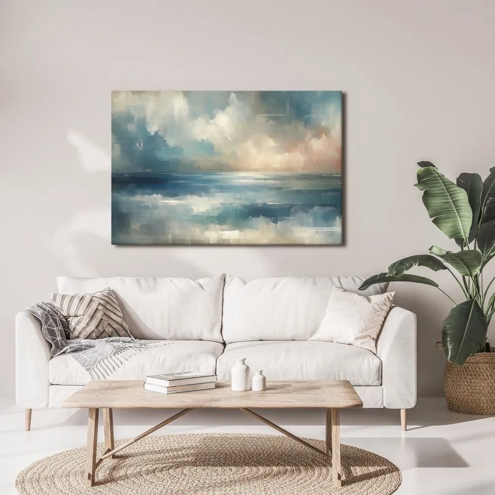 Quadro su tela – Orizzonte astratto dell’oceano