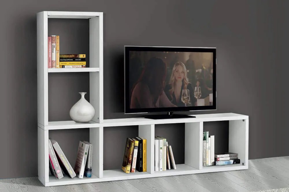 BEVERLY - mobile porta tv moderno in legno frassinato