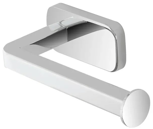 Porta rotolo wc a muro in acciaio inox con doppio fissaggio