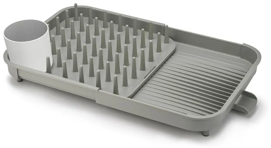 Scolapiatti regolabile grigio in plastica 34x37 cm Duo - Joseph Joseph