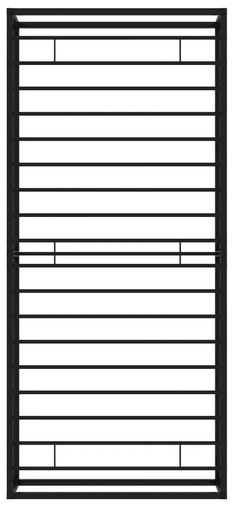 Giroletto Nero in Metallo 100x200 cm