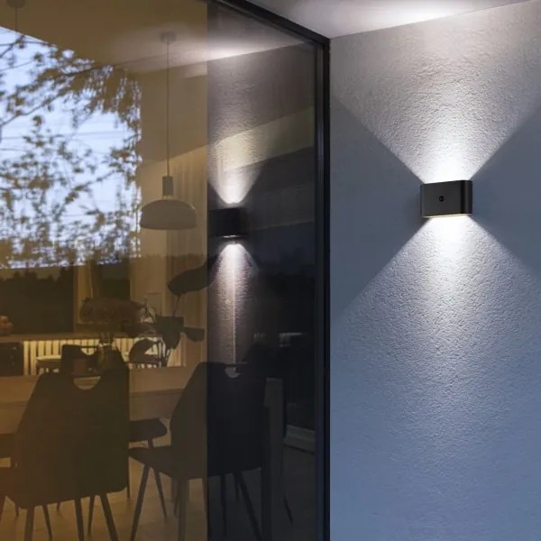Brilliant - Lampada da parete LED ricaricabile esterna con sensore XINO LED/3W/5