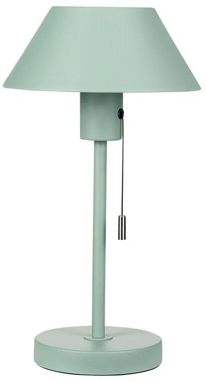 Lampada da tavolo metallo verde chiaro 37 cm CAPARO Beliani