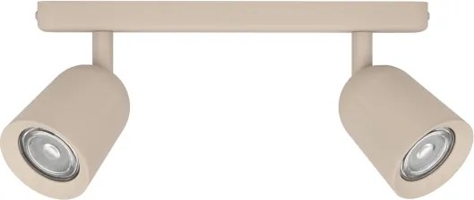 Eglo 902344 - Faretto CAMALDOLI 2xGU10/10W/230V beige