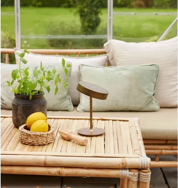 Halo Design 745784-LED Lampada ricaricabile dimmerabile ON THE MOVE LED/2,5W/4000 mAh ottone/legno