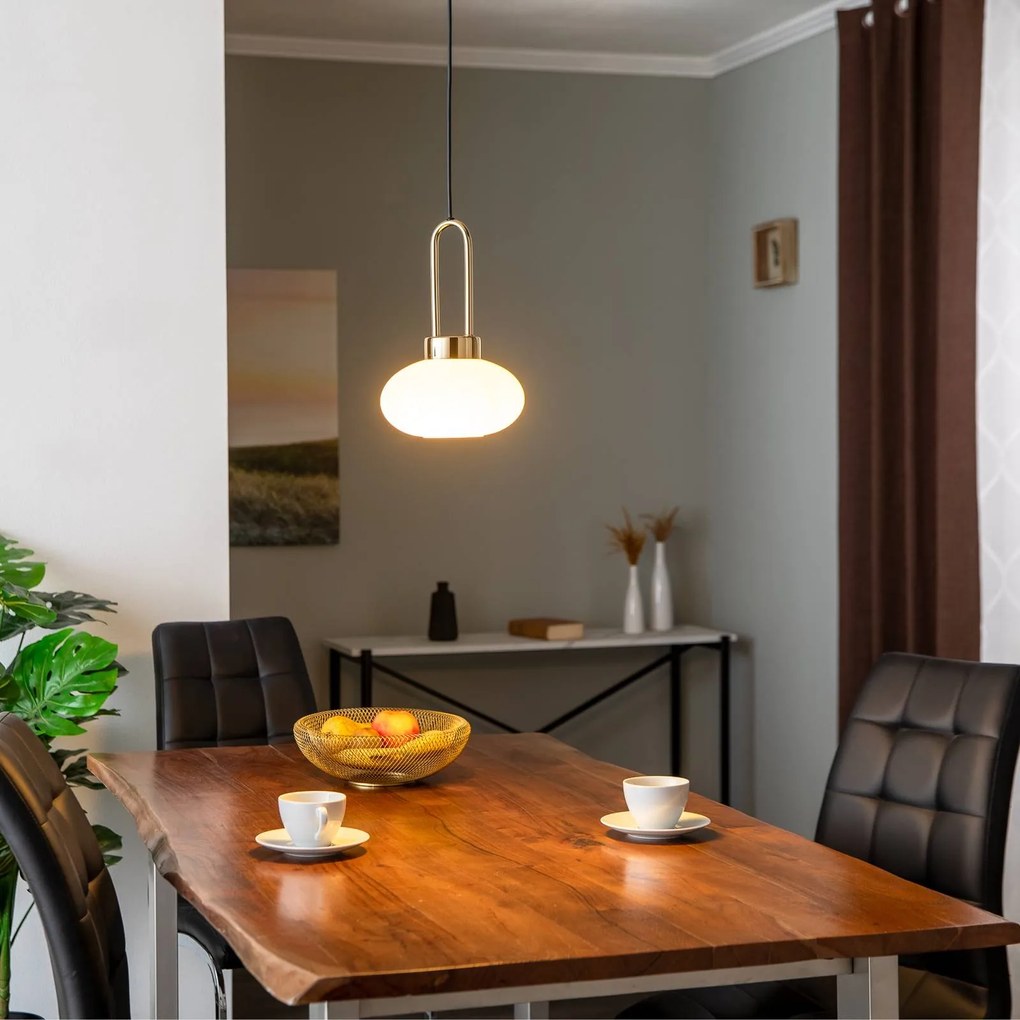 Lucea Lampada a sospensione Rezza, oro, 1 luce