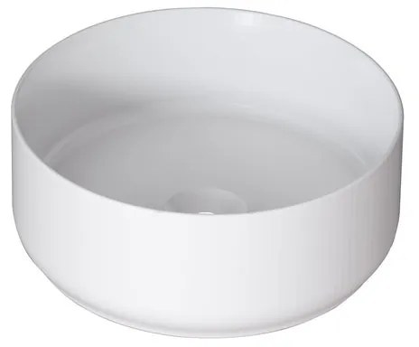 Lavabo da appoggio Lavabo d'appoggio in ceramica tondo in ceramica L 36 x P 36 x H 12 cm bianco