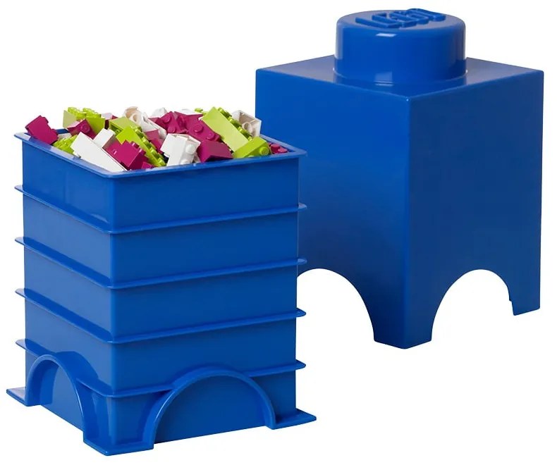 Scatola portaoggetti blu - LEGO®