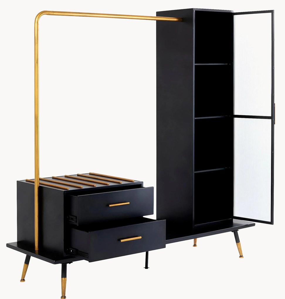 Armadio a giorno con cassettiera La Gomera