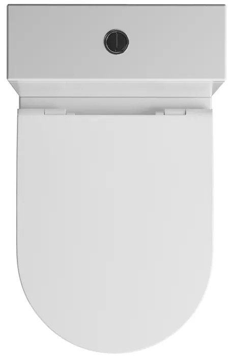 WC monoblocco FLO, sedile escluso P 60 x L 36 x H 42 cm bianco
